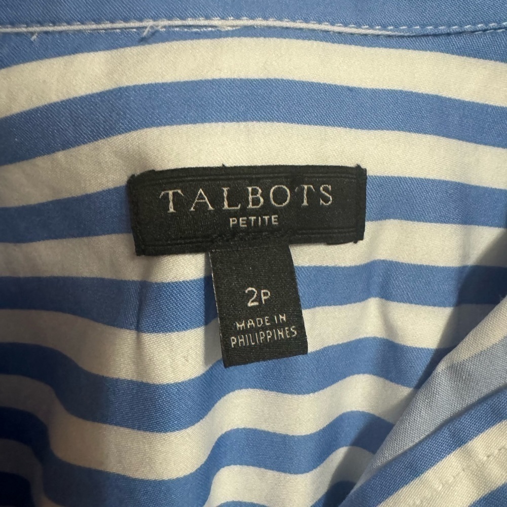 Talbots button shirt dress - Picture 4 of 5